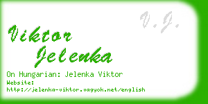 viktor jelenka business card